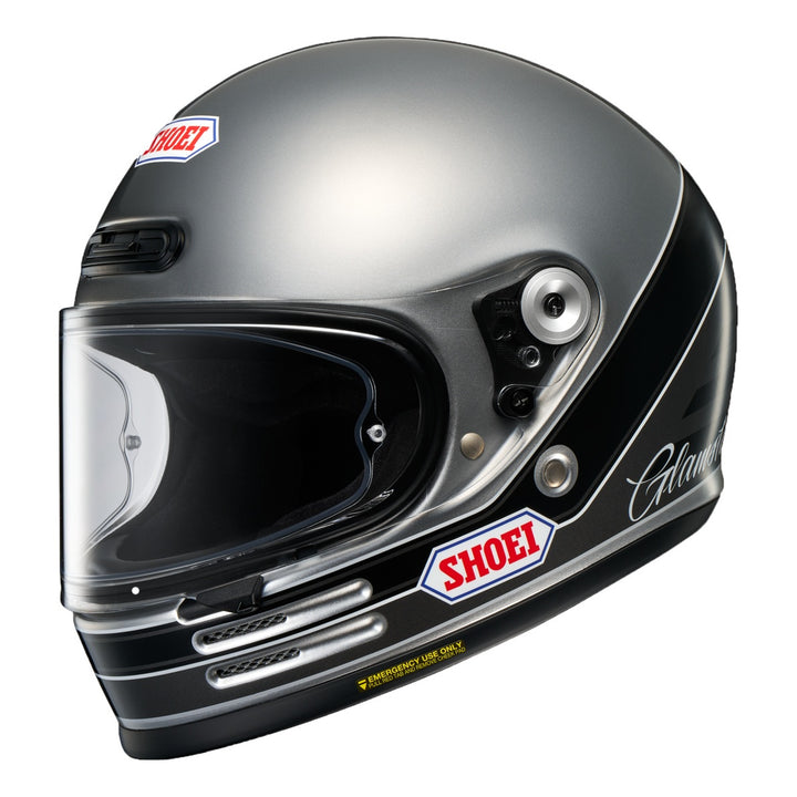 SHOEI Integralhelm Glamster 06 Abiding TC-10 grau-schwarz-weiss
