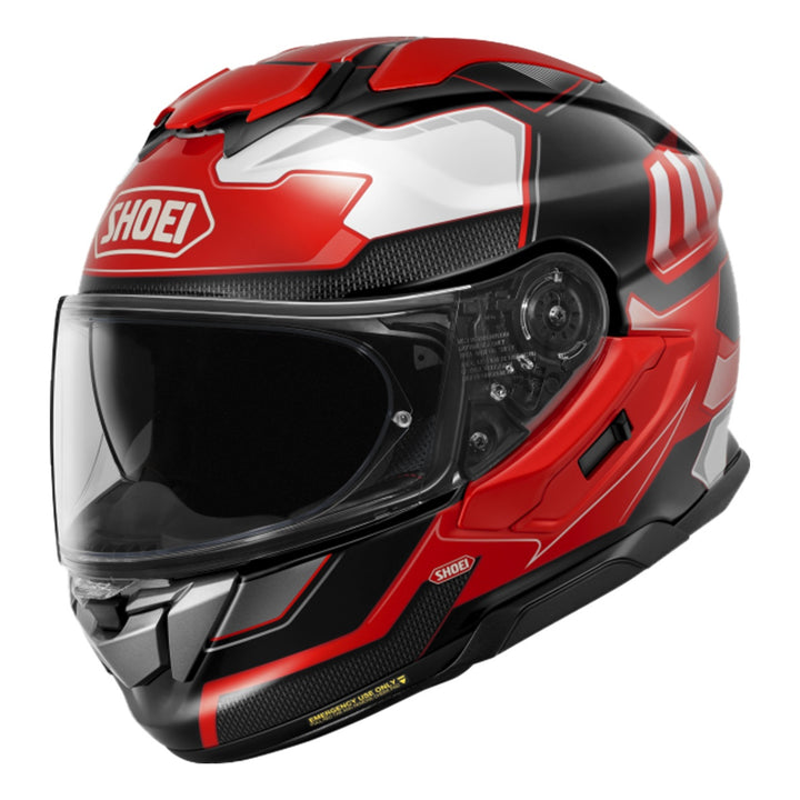 SHOEI Integralhelm GT-Air 3 Agility TC-1, rot-schwarz-weiss