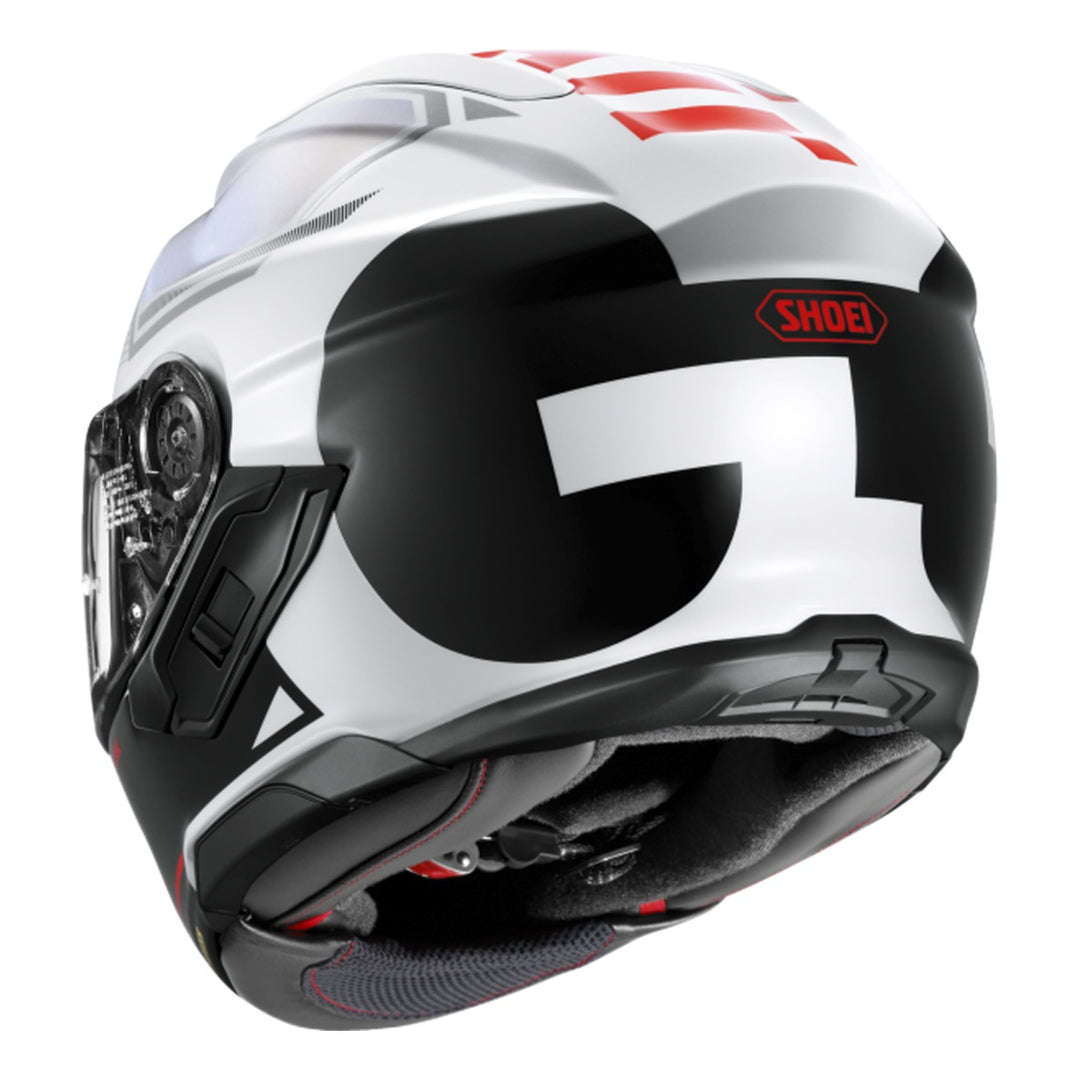 SHOEI Integralhelm GT-Air 3 Mike TC-6, schwarz-weiss-rot