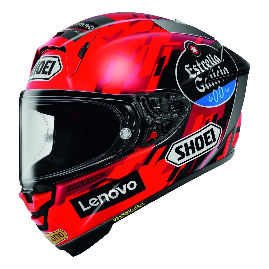 SHOEI Integralhelm X-Spirit Pro 2 Marquez 9 schwarz-rot