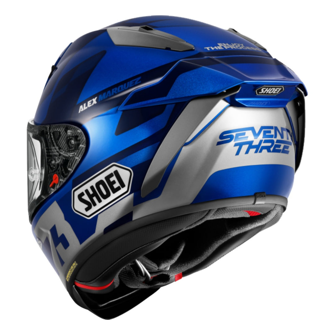 SHOEI Integralhelm X-Spirit Pro Alex V3 blau-schwarz-grau
