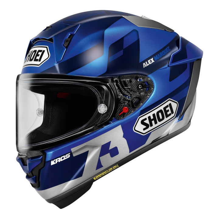 SHOEI Integralhelm X-Spirit Pro Alex V3 blau-schwarz-grau
