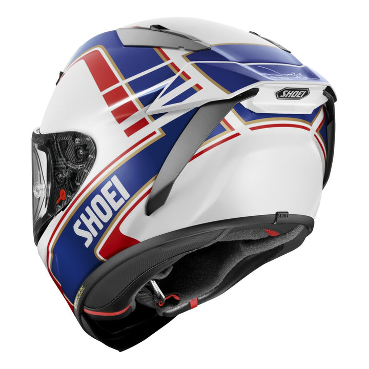 SHOEI Integralhelm X-Spirit Pro Gardner weiss-blau-rot