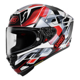 SHOEI Integralhelm X-Spirit Pro Valion TC-1, weiss-rot-schwarz