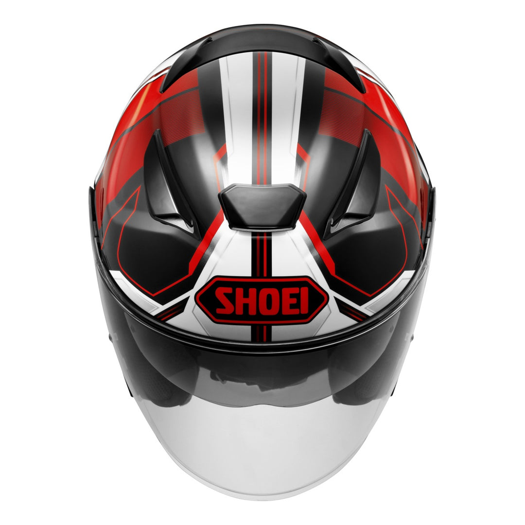 SHOEI Jethelm J-Cruise 3 Whizzy TC-1 schwarz-rot-weiss