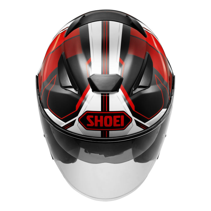 SHOEI Jethelm J-Cruise 3 Whizzy TC-1 schwarz-rot-weiss