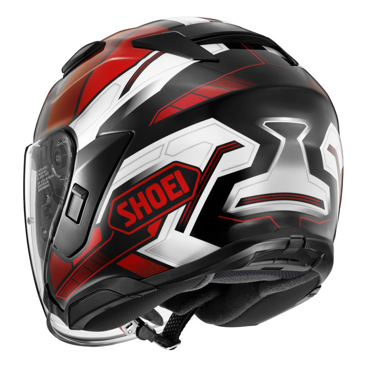 SHOEI Jethelm J-Cruise 3 Whizzy TC-1 schwarz-rot-weiss