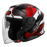 SHOEI Jethelm J-Cruise 3 Whizzy TC-1 schwarz-rot-weiss