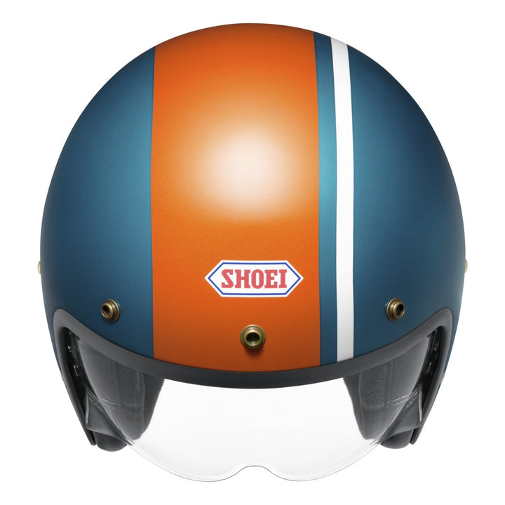 SHOEI Jethelm J-O 2 Aventure TC-2, blau-orange-weiss