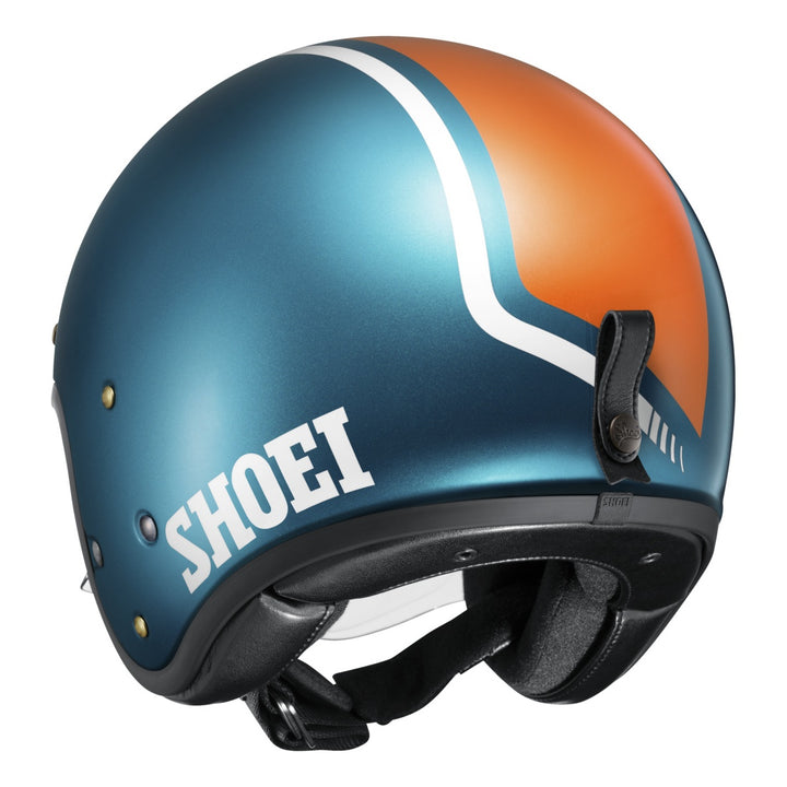 SHOEI Jethelm J-O 2 Aventure TC-2, blau-orange-weiss