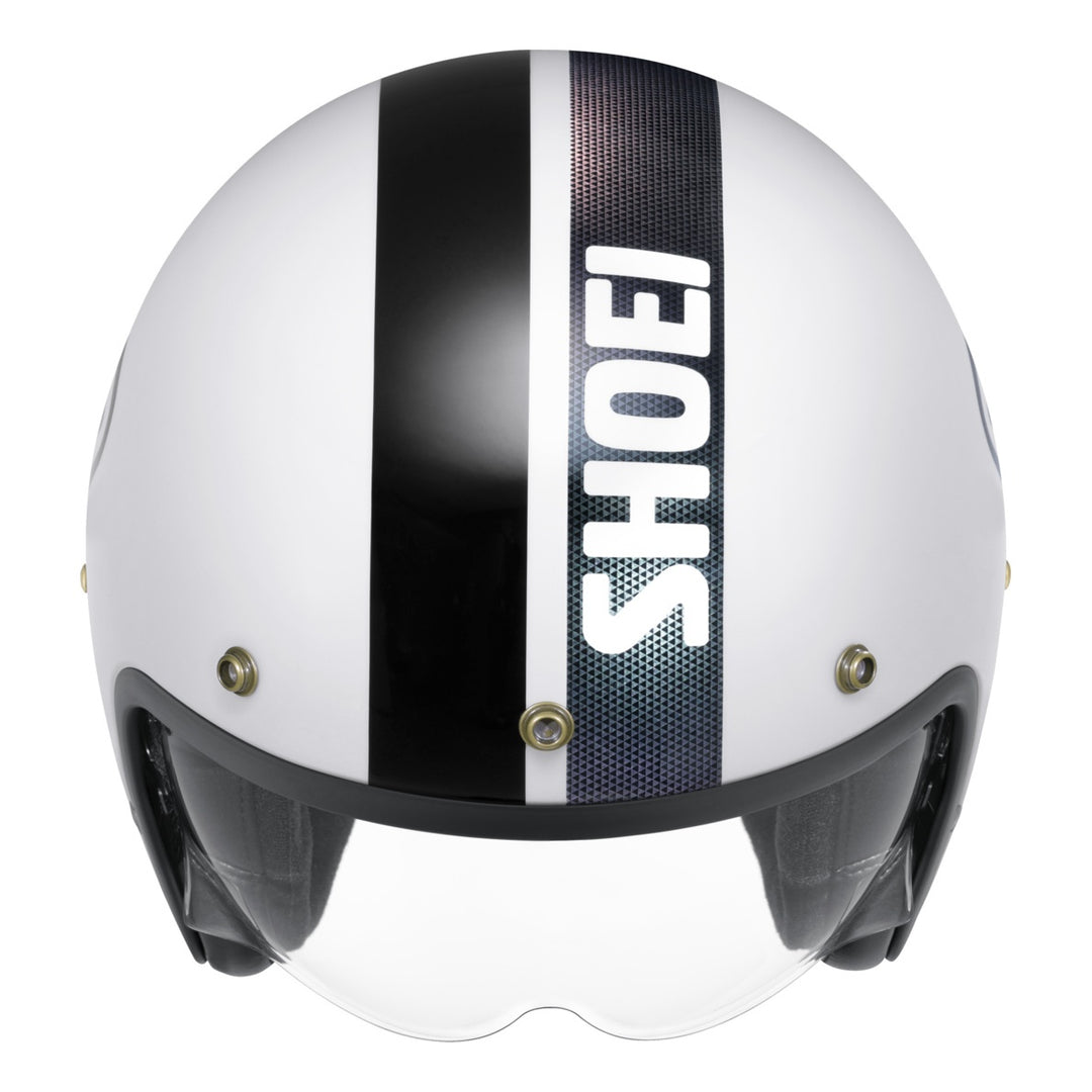SHOEI Jethelm J-O 2 Cross Logo 2 TC-6, weiss-schwarz