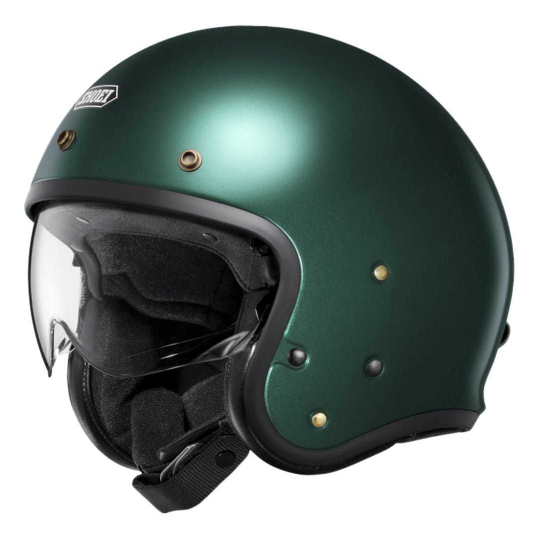 SHOEI Jethelm J-O 2 Plain british grün