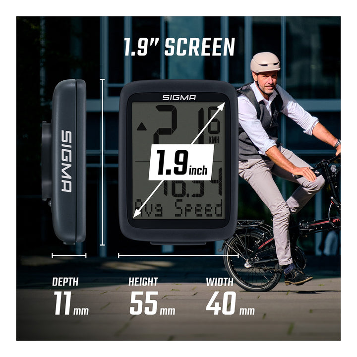 SIGMA SPORT Sigma Computer BC 8.0 WR kabelgebunden schwarz