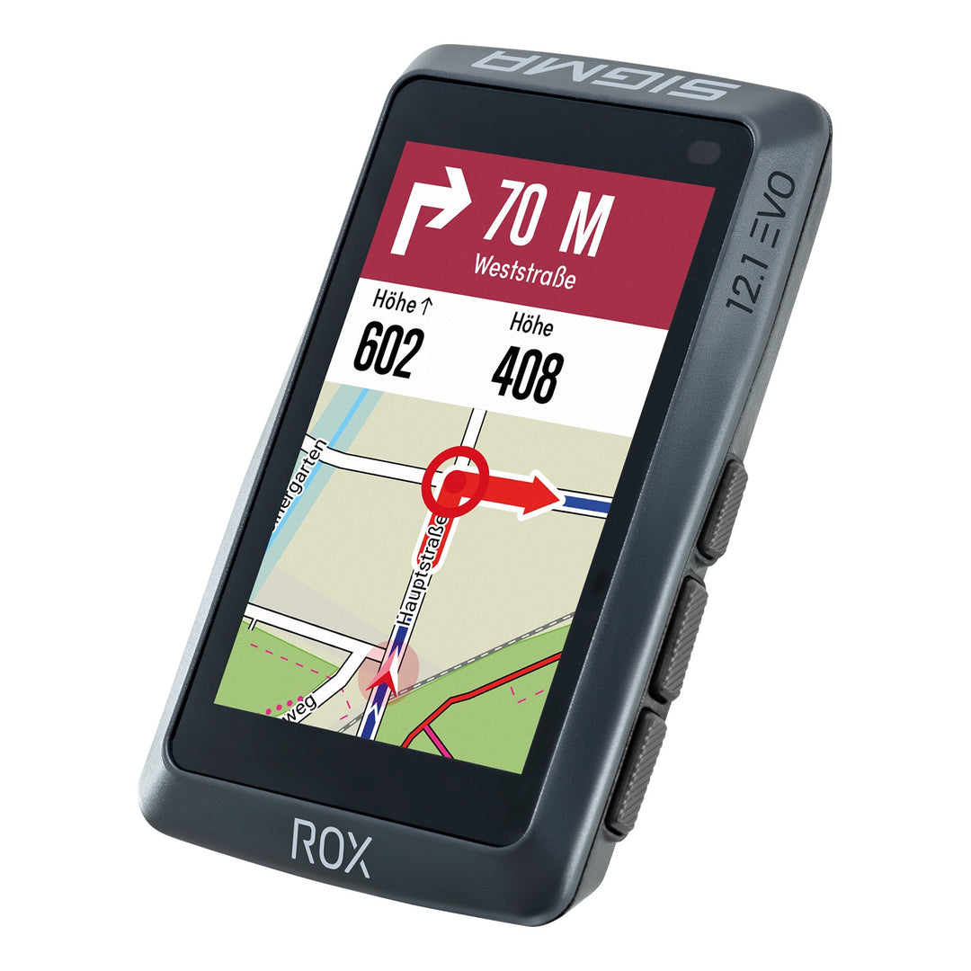 SIGMA SPORT Sigma Computer ROX 12.1 Evo GPS Basic grau night