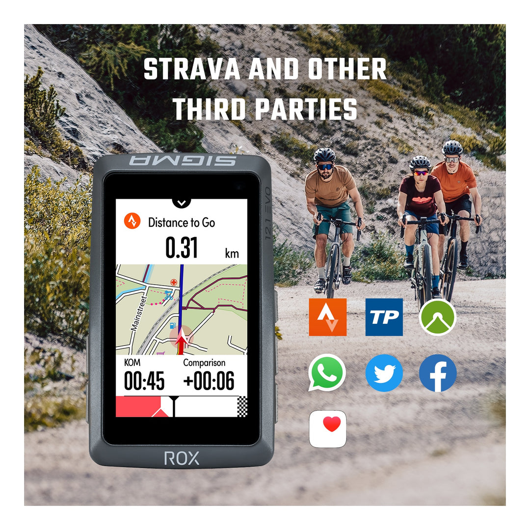 SIGMA SPORT Sigma Computer ROX 12.1 Evo GPS Basic grau night