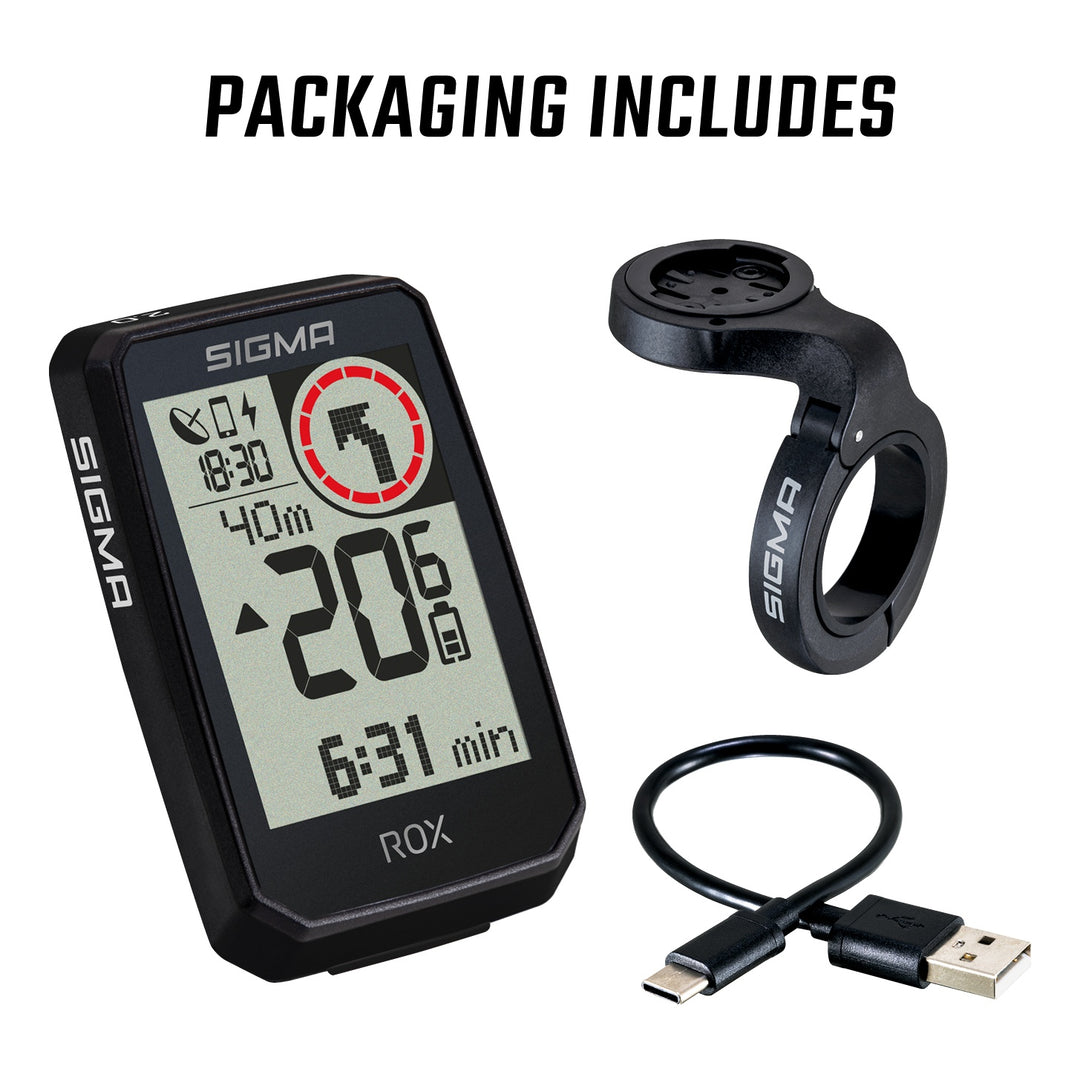 SIGMA SPORT Sigma Computer ROX 2.0 Endurance GPS Set schwarz