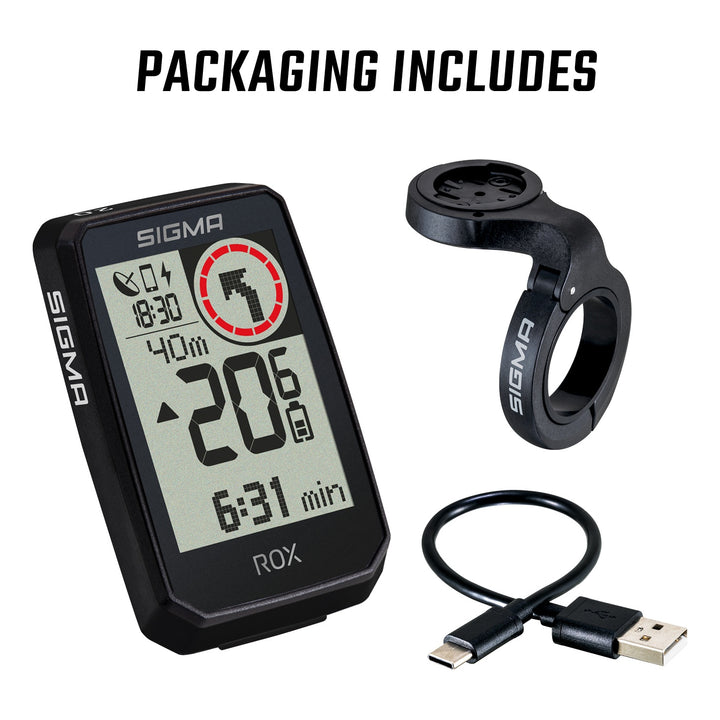 SIGMA SPORT Sigma Computer ROX 2.0 Endurance GPS Set schwarz