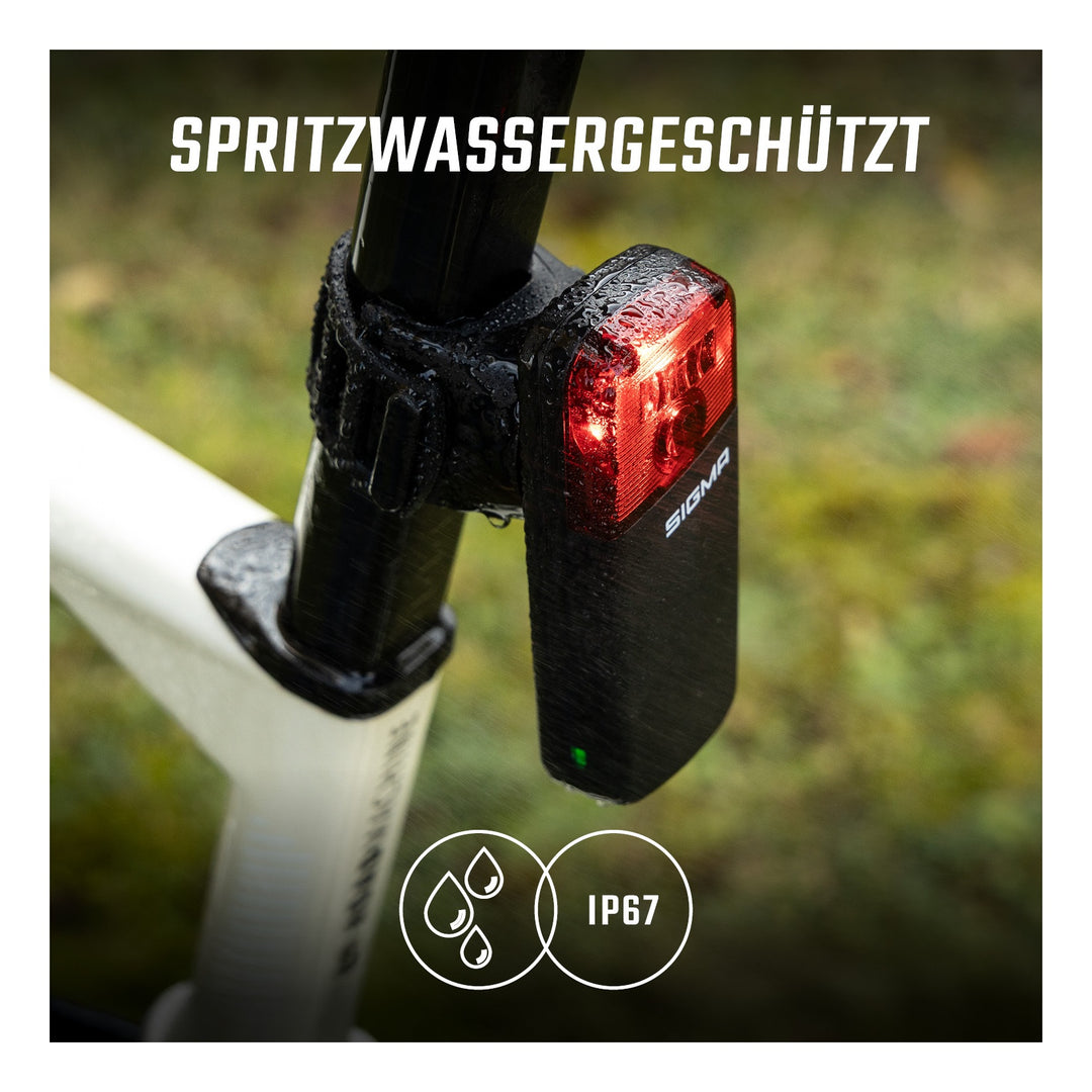 SIGMA SPORT Sigma Rücklicht Reco 81 link Radar schwarz