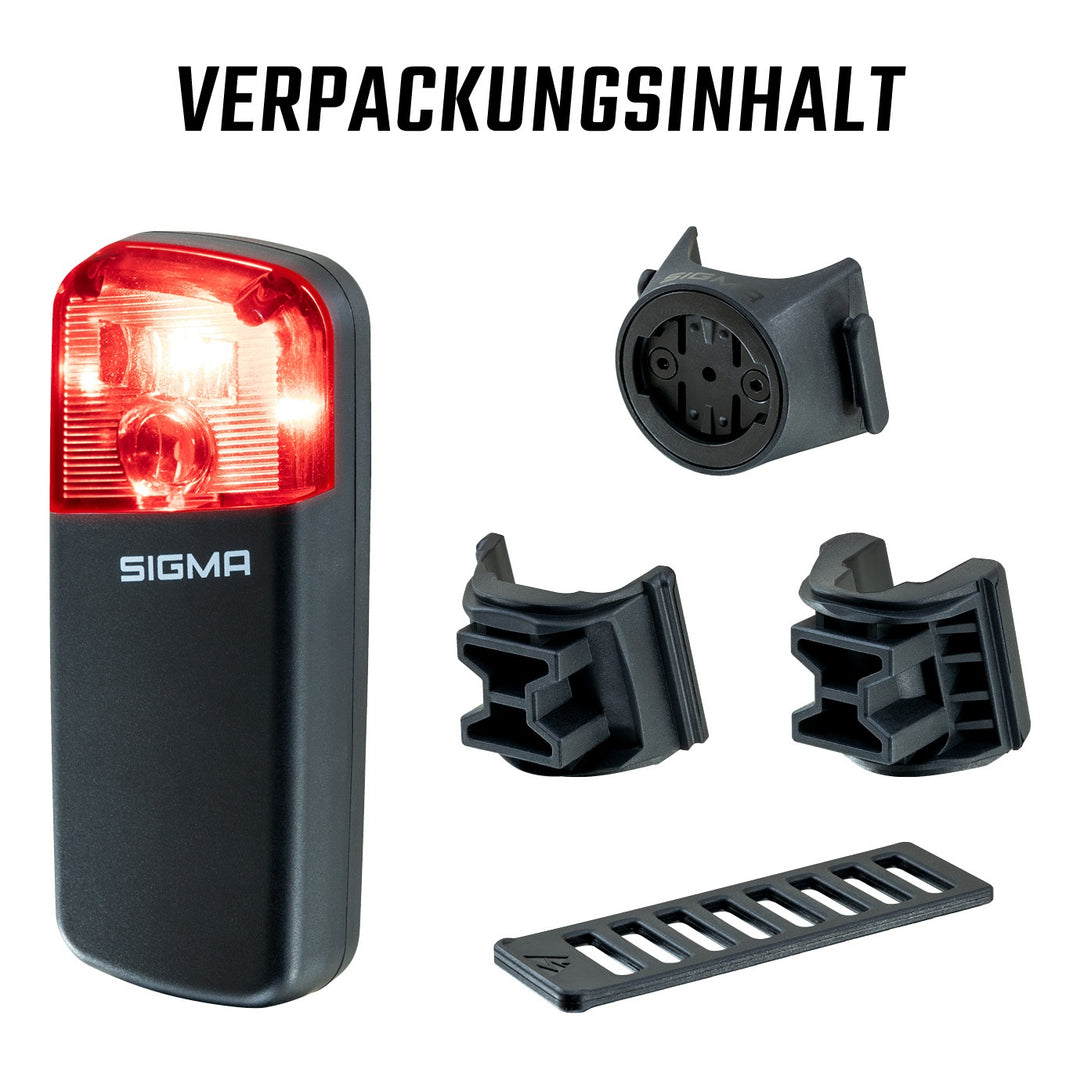 SIGMA SPORT Sigma Rücklicht Reco 81 link Radar schwarz
