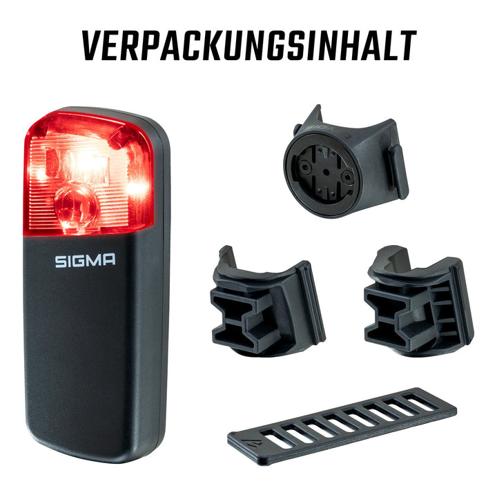 SIGMA SPORT Sigma Rücklicht Reco 81 link Radar schwarz