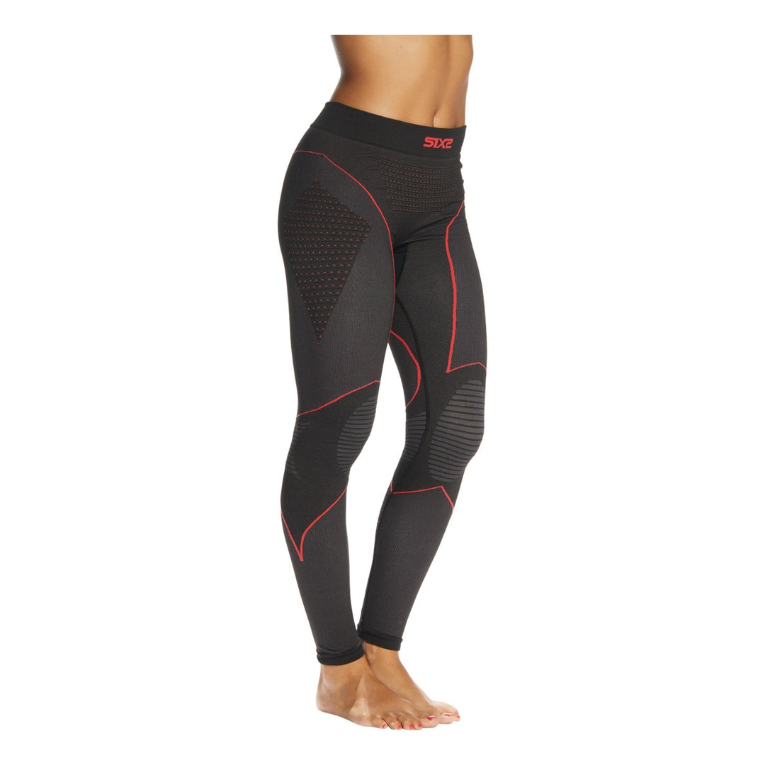 SIXS Funktionsleggings lang Blazefit PNXW CU Unisex schwarz-rot