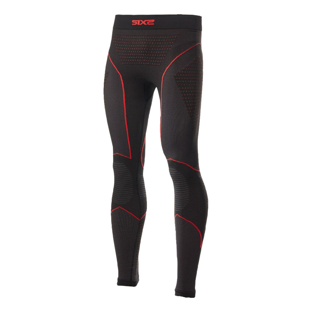 SIXS Funktionsleggings lang Blazefit PNXW CU Unisex schwarz-rot