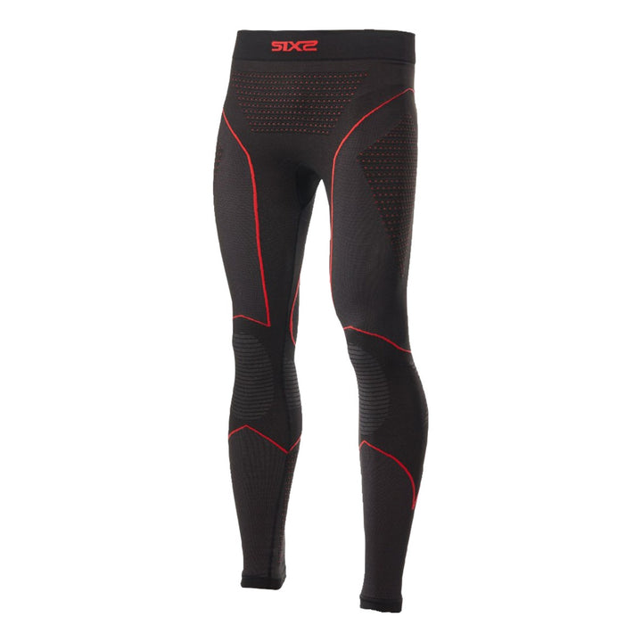 SIXS Funktionsleggings lang Blazefit PNXW CU Unisex schwarz-rot