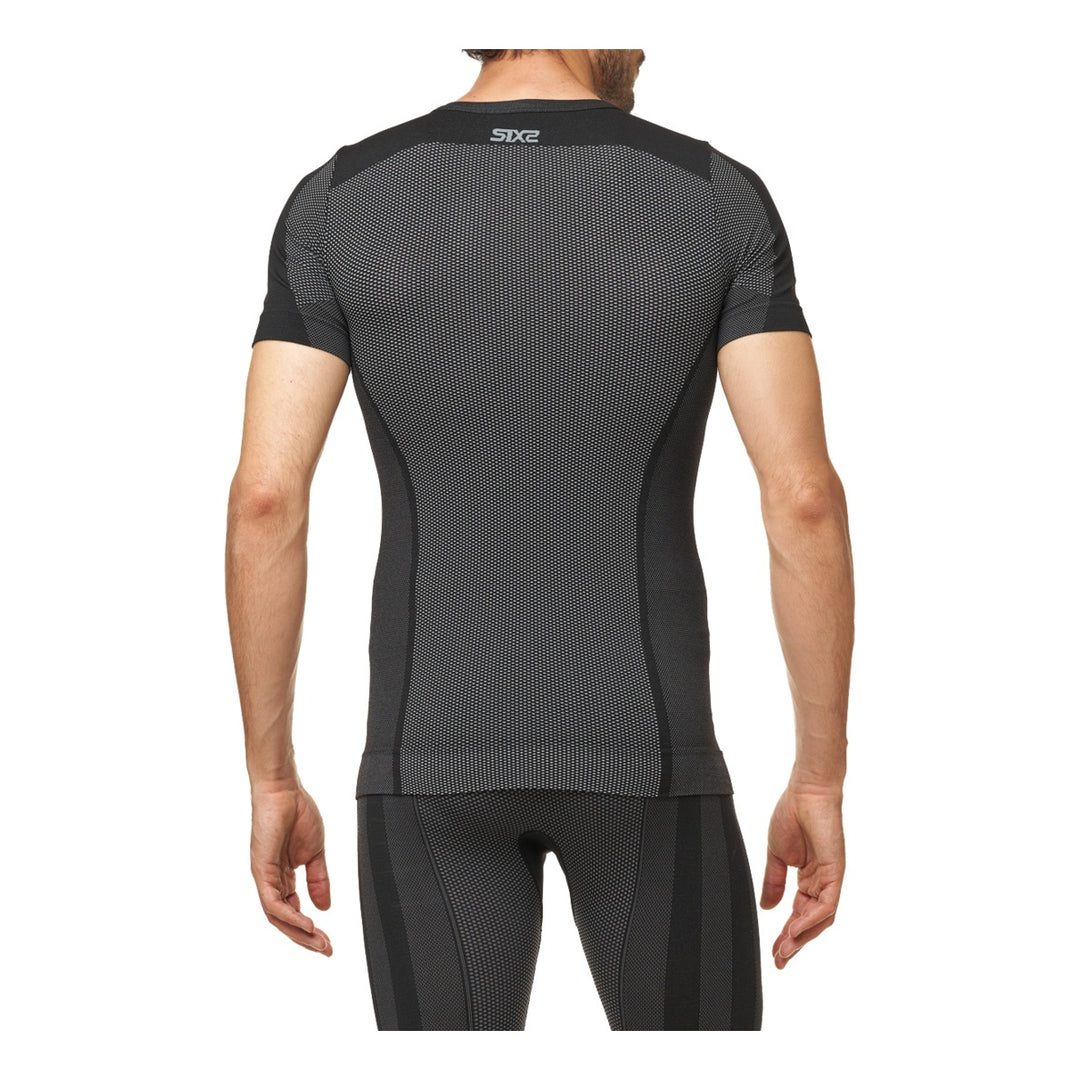 SIXS Funktionsshirt kurzarm TS1 V2 Unisex schwarz-carbon