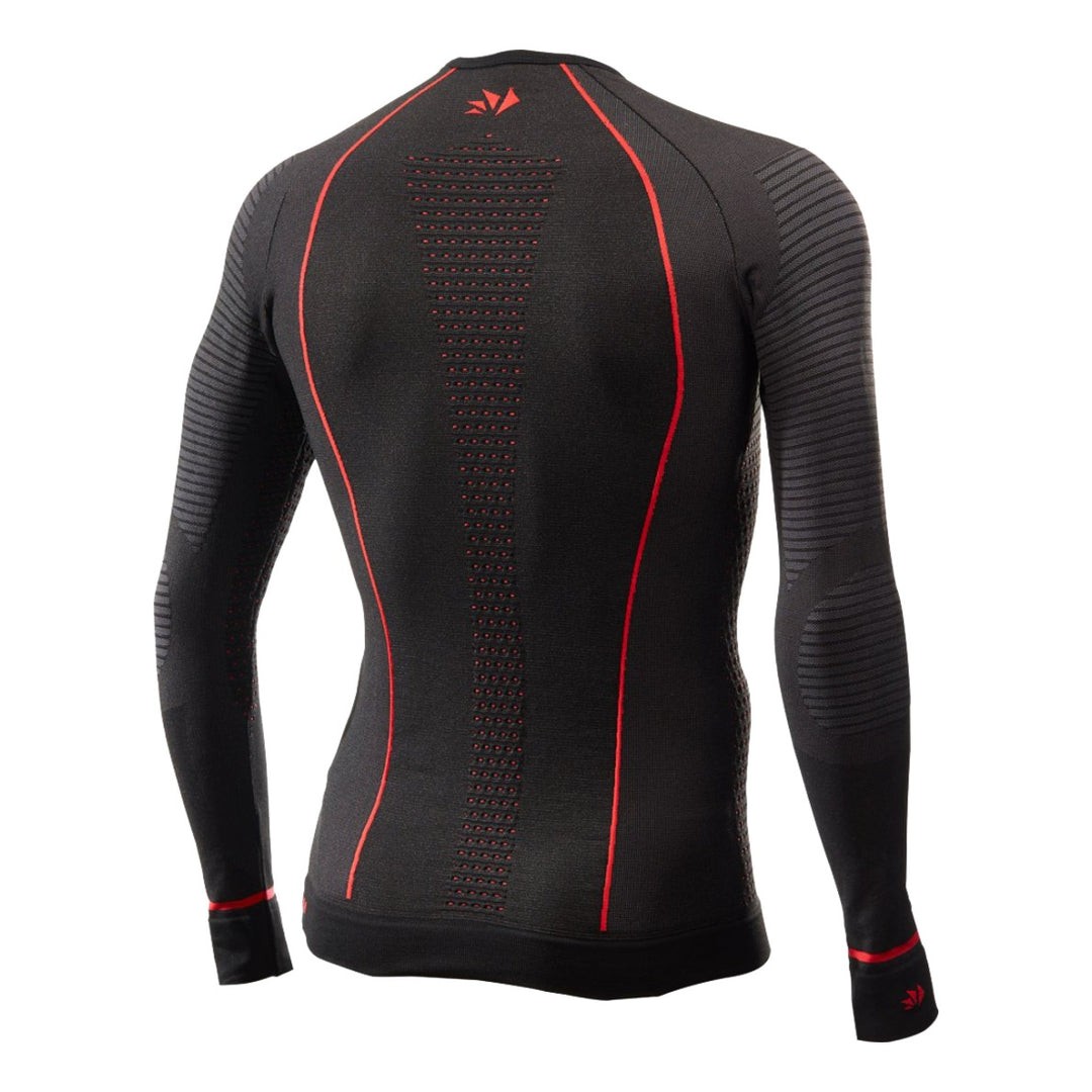 SIXS Funktionsshirt langarm Blazefit TS2W Unisex schwarz-rot