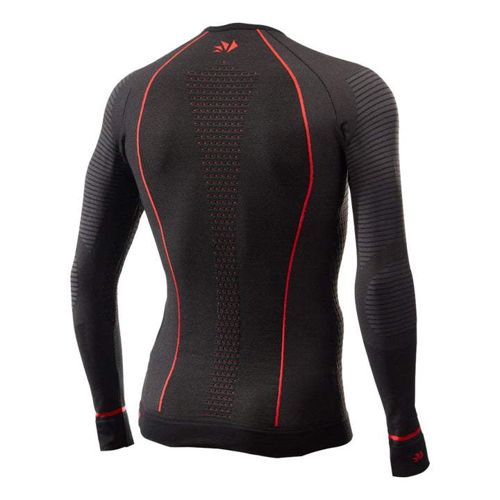 SIXS Funktionsshirt langarm Blazefit TS2W Unisex schwarz-rot