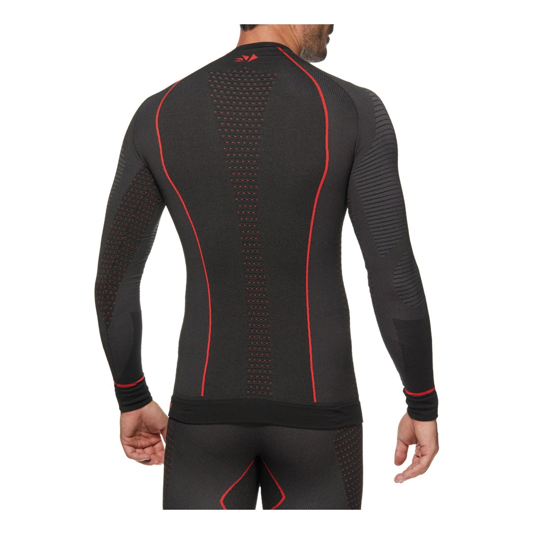 SIXS Funktionsshirt langarm Blazefit TS2W Unisex schwarz-rot