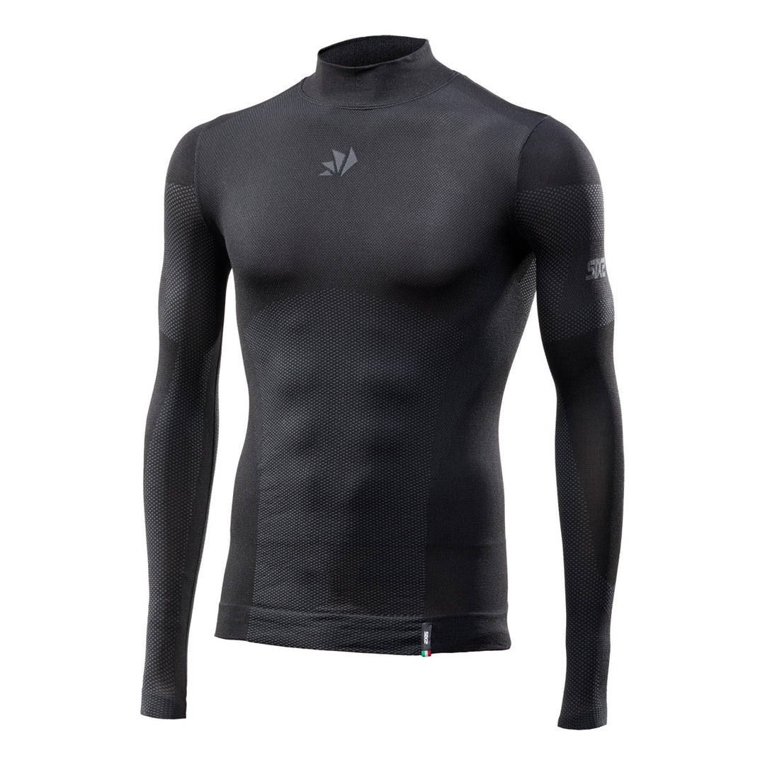 SIXS Funktionsshirt langarm BT TS3L V2 Unisex schwarz-dunkelgrau