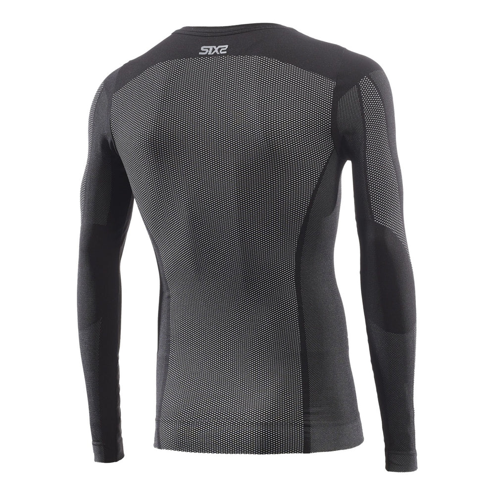 SIXS Funktionsshirt langarm TS2 V2 Unisex schwarz-carbon
