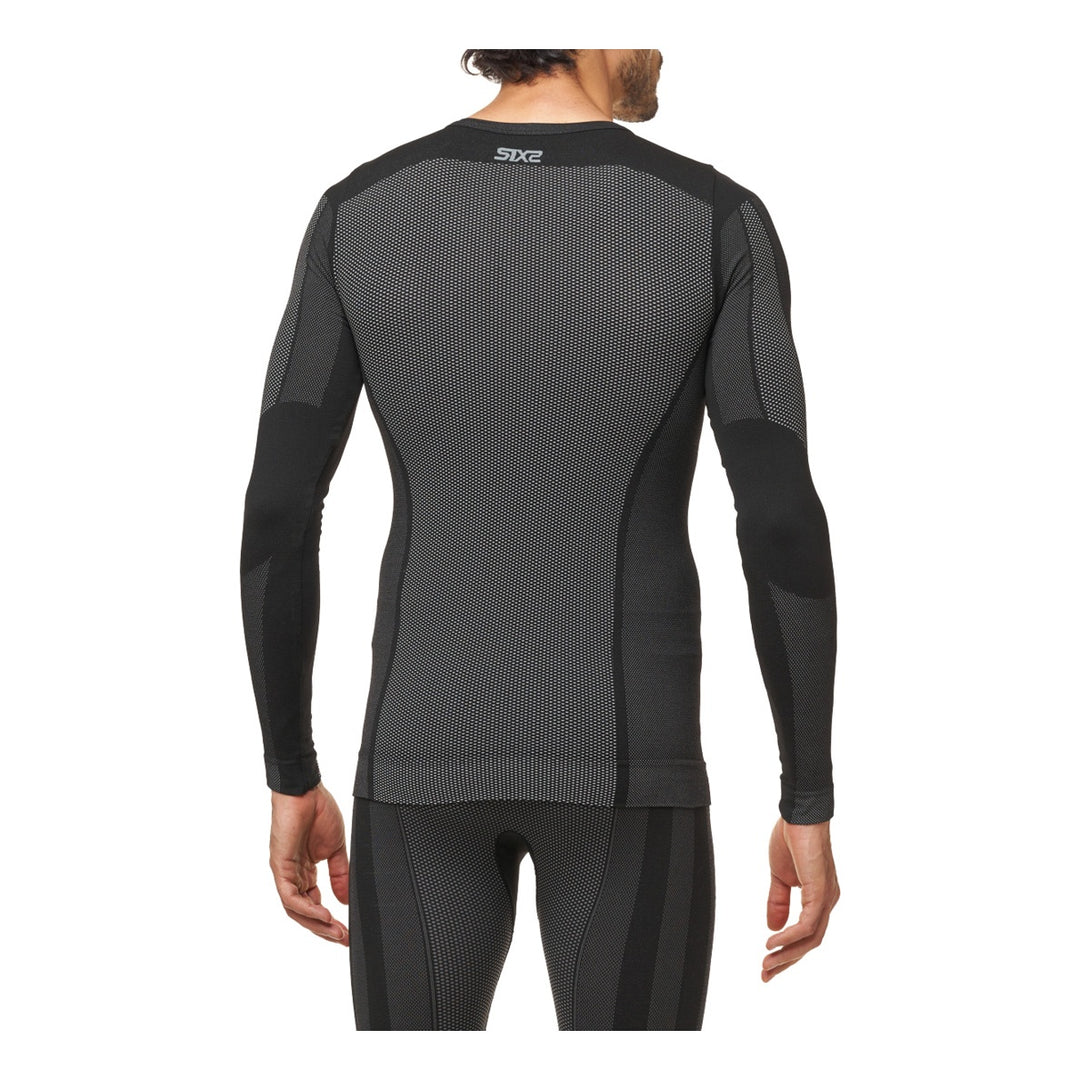 SIXS Funktionsshirt langarm TS2 V2 Unisex schwarz-carbon