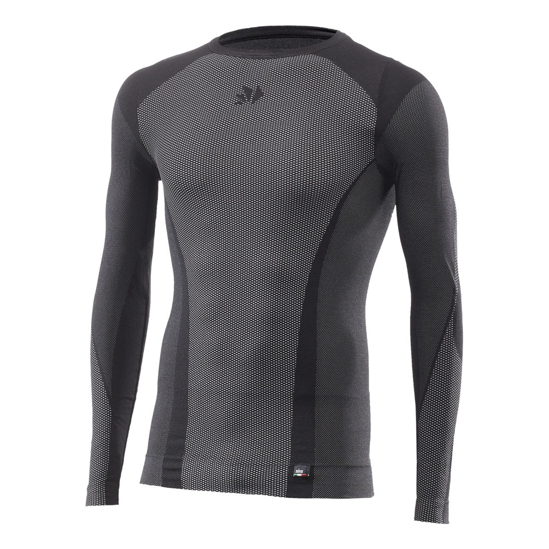 SIXS Funktionsshirt langarm TS2 V2 Unisex schwarz-carbon