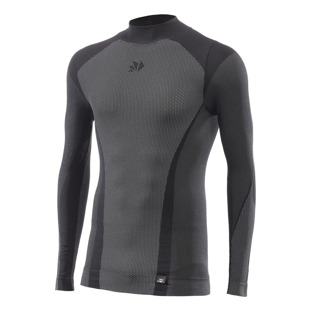 SIXS Funktionsshirt langarm TS3 V2 Unisex schwarz-carbon