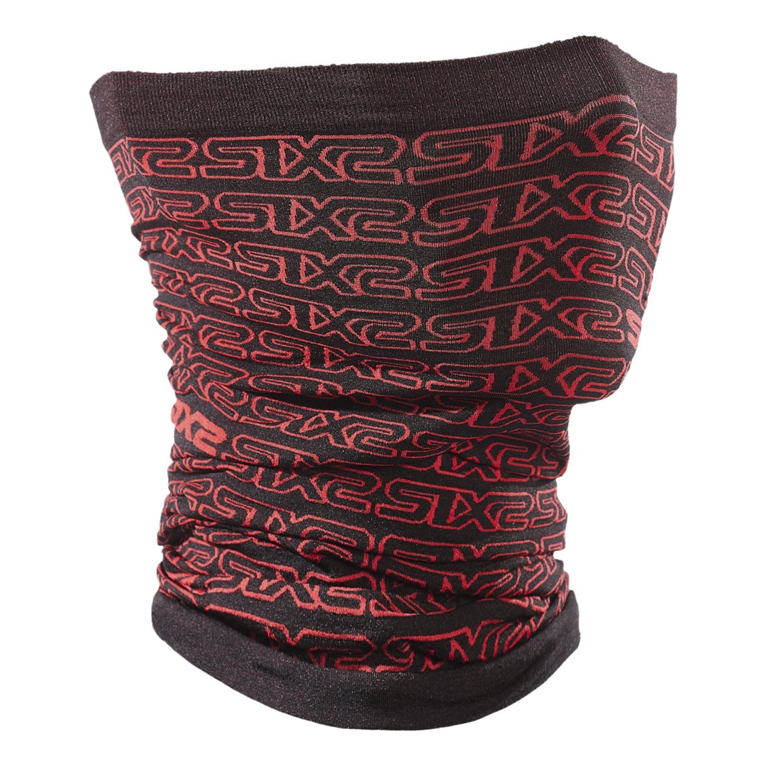 SIXS Halswärmer TBX V2 Unisex Logo schwarz-rot