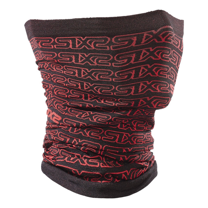 SIXS Halswärmer TBX V2 Unisex Logo schwarz-rot