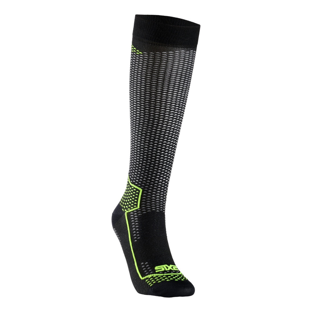 SIXS Kniesocken LONG V3 Unisex schwarz-carbon
