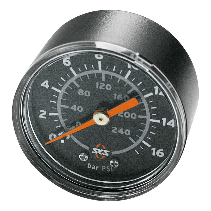 SKS Manometer Q 50 mm zu Pumpen Rennkompressor schwarz