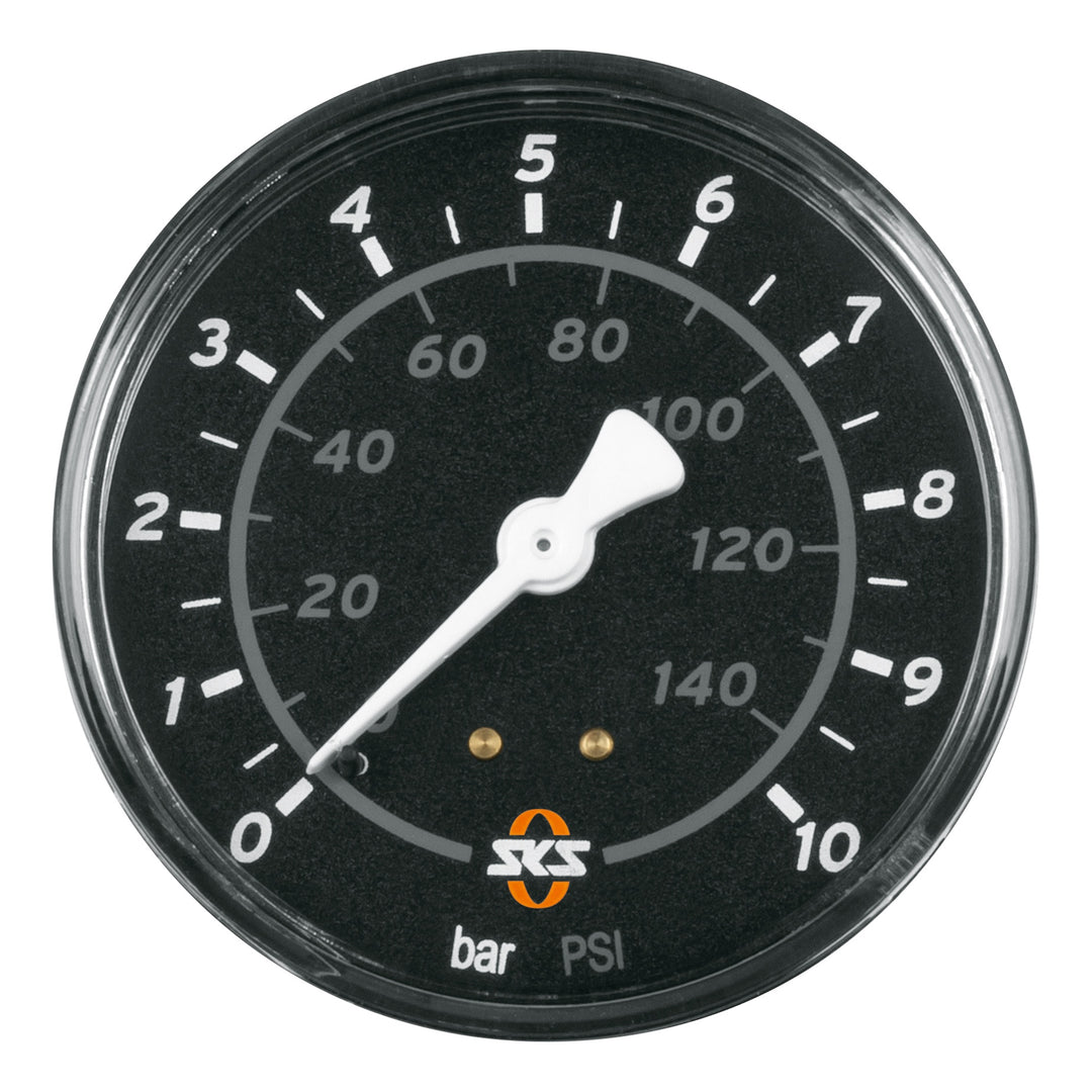 SKS Manometer Q63 mm 10 bar schwarz