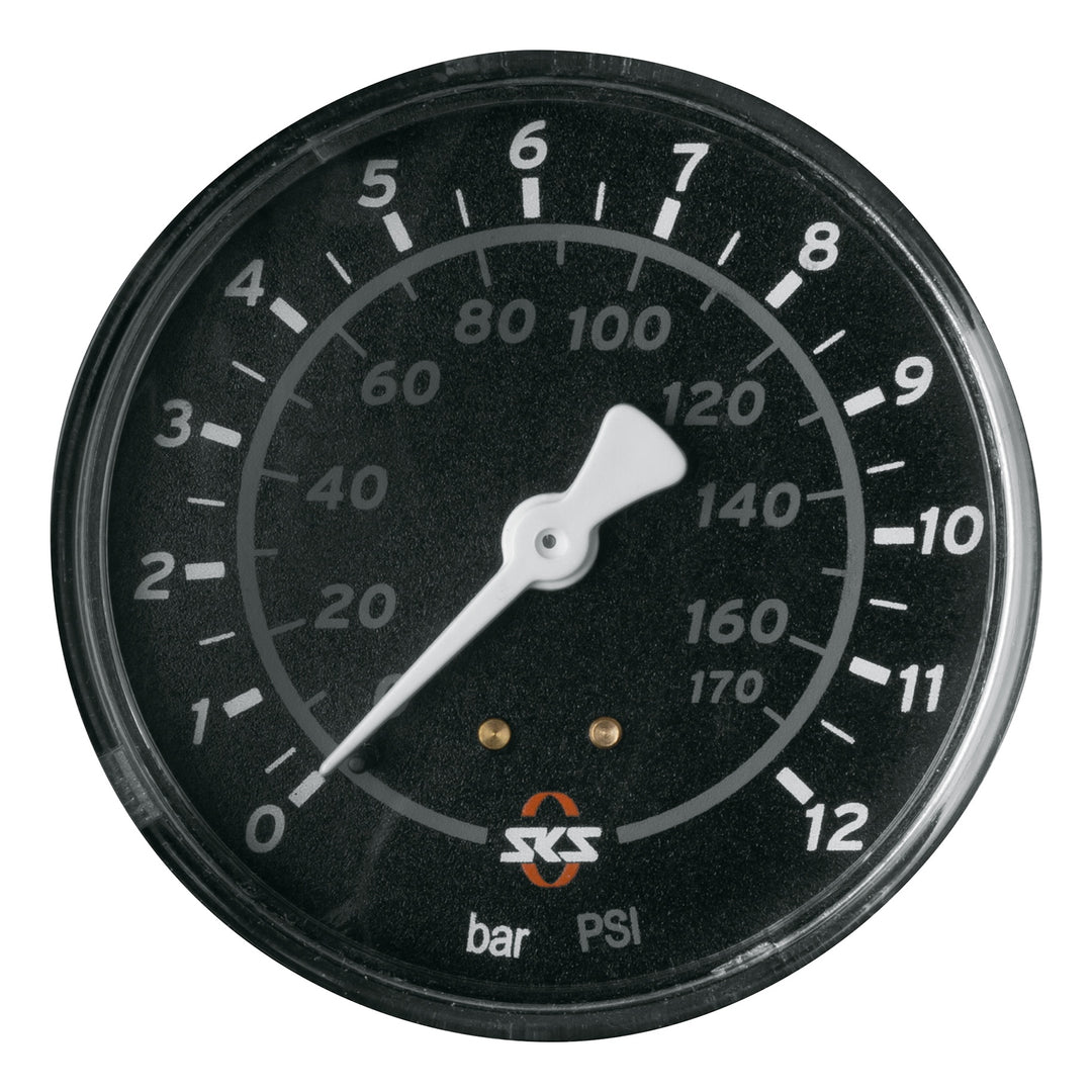 SKS Manometer Q63 mm 12 bar schwarz