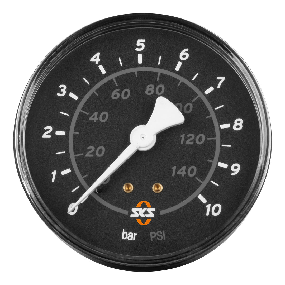 SKS Manometer Q80 mm 10 bar schwarz