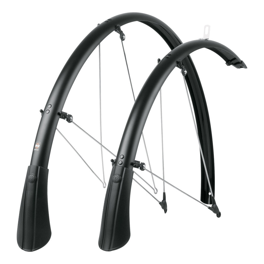 SKS Schutzblechgarnitur Bluemels Matt 28" 35 mm schwarz matt