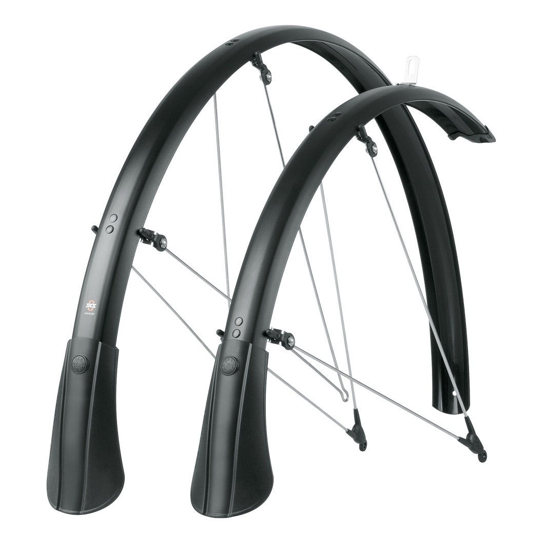 SKS Schutzblechgarnitur Bluemels Matt 28" 45 mm schwarz matt