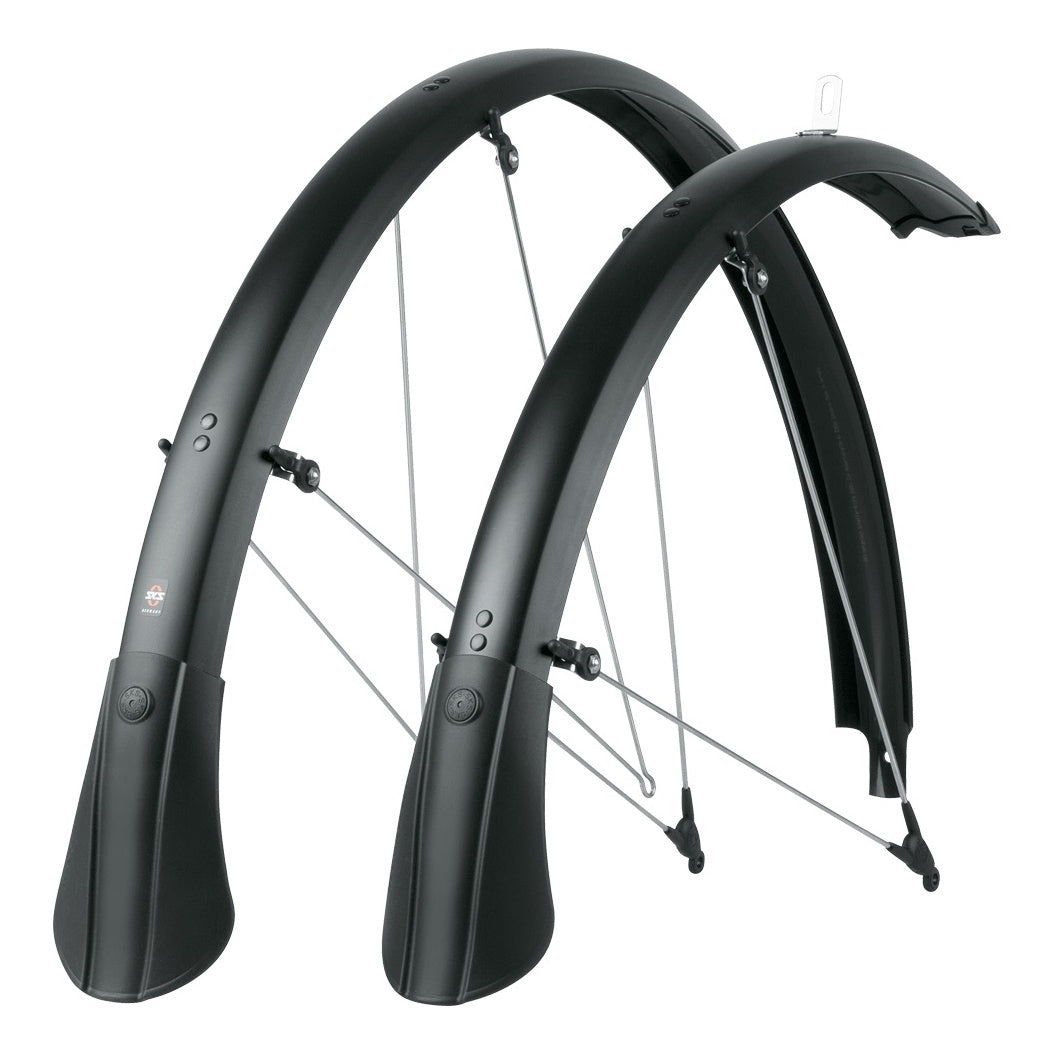 SKS Schutzblechgarnitur Bluemels Matt 28" 53 mm schwarz matt