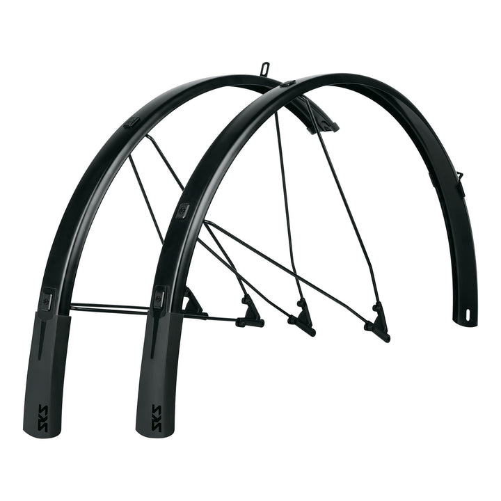 SKS Schutzblechgarnitur Bluemels Style Kunststoff 28" 46mm schwarz matt
