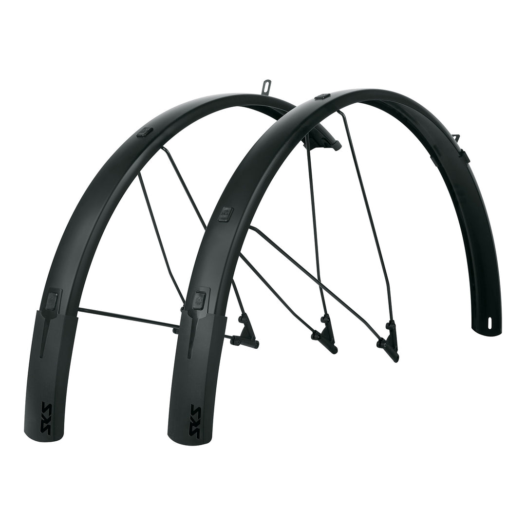 SKS Schutzblechgarnitur Bluemels Style Kunststoff 28" 56mm schwarz matt