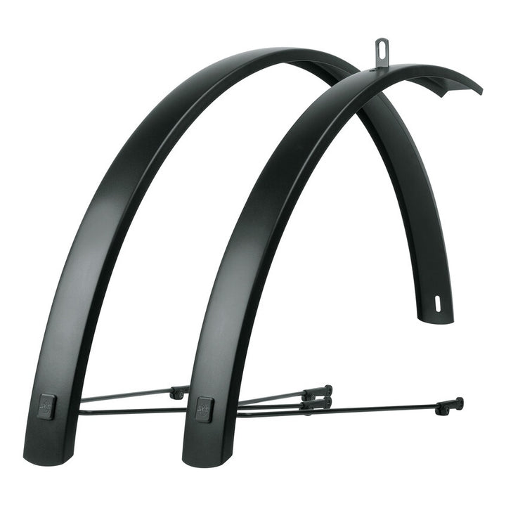 SKS Schutzblechgarnitur Edge AL 76 Aluminium 27,5"/28" 76mm schwarz matt