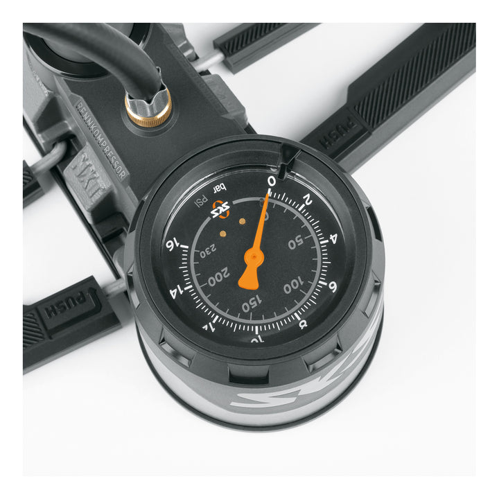 SKS Standpumpe Rennkompressor NXT Stahl Multi Valve schwarz